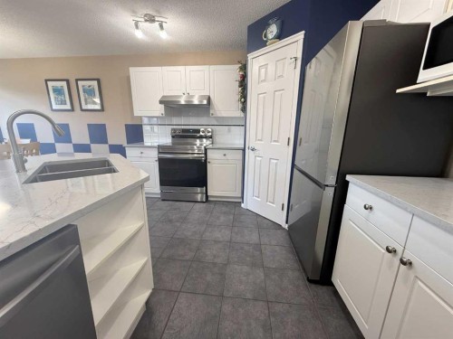 15 Saddletree Drive Ne, Calgary, AB - Indoor Photo Showing Kitchen With Double Sink