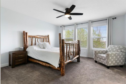 99 Ridge View Close, Cochrane, AB - Indoor Photo Showing Bedroom