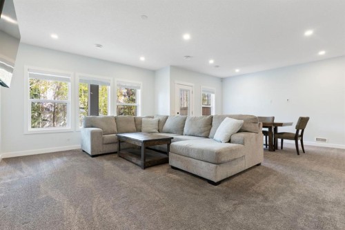 99 Ridge View Close, Cochrane, AB - Indoor Photo Showing Living Room