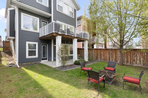 99 Ridge View Close, Cochrane, AB - Outdoor With Deck Patio Veranda