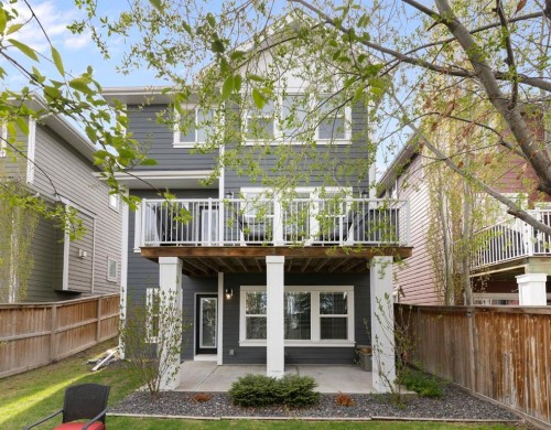 99 Ridge View Close, Cochrane, AB - Outdoor With Deck Patio Veranda