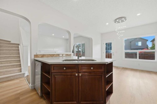 88 Saddletree Close Ne, Calgary, AB - Indoor Photo Showing Kitchen With Double Sink