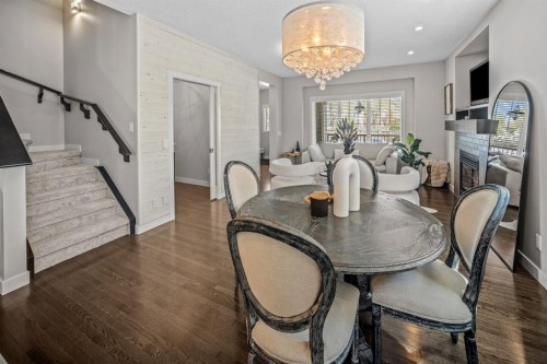 67 Mahogany Row Se, Calgary, AB - Indoor Photo Showing Dining Room