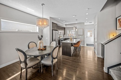 67 Mahogany Row Se, Calgary, AB - Indoor Photo Showing Dining Room