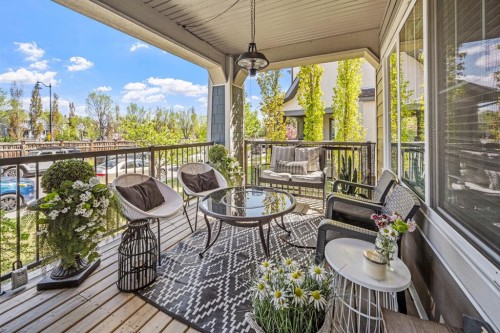 67 Mahogany Row Se, Calgary, AB - Outdoor With Deck Patio Veranda With Exterior