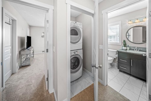 67 Mahogany Row Se, Calgary, AB - Indoor Photo Showing Laundry Room