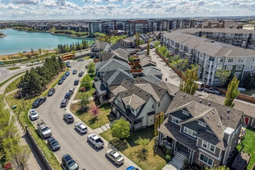 67 Mahogany Row Se, Calgary, AB - Outdoor With Body Of Water With View