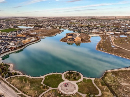 67 Mahogany Row Se, Calgary, AB - Outdoor With Body Of Water With View