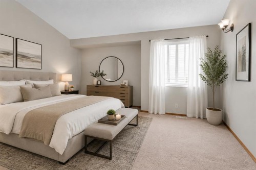 24 Citadel Close Nw, Calgary, AB - Indoor Photo Showing Bedroom