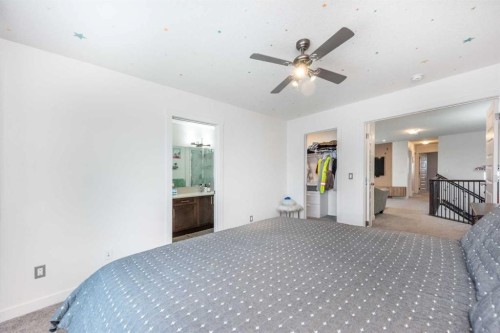 32 Saddlestone Way Ne, Calgary, AB - Indoor Photo Showing Bedroom