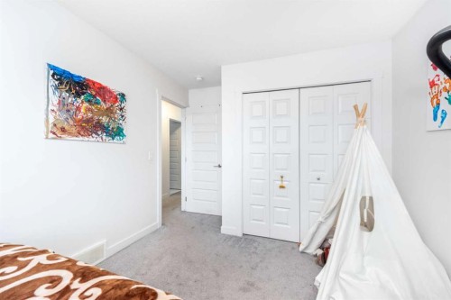 32 Saddlestone Way Ne, Calgary, AB - Indoor Photo Showing Bedroom