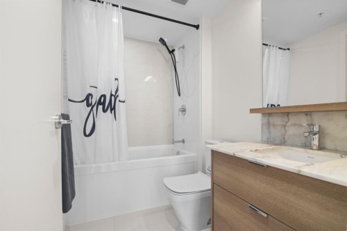 501-138 Waterfront Court Sw, Calgary, AB - Indoor Photo Showing Bathroom