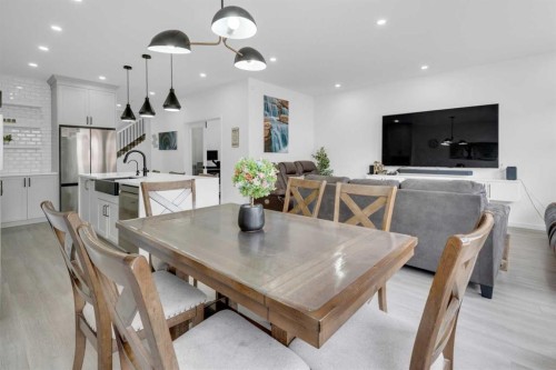 41 Copperhead Road Se, Calgary, AB - Indoor Photo Showing Dining Room