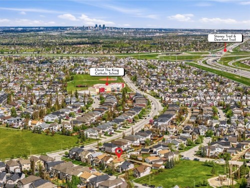 28 Cranberry Lane Se, Calgary, AB - Outdoor With View