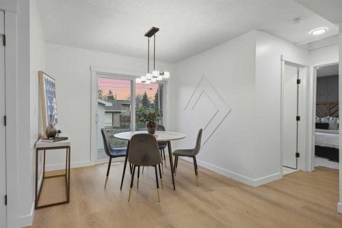 9532 Allison Drive Se, Calgary, AB - Indoor Photo Showing Dining Room