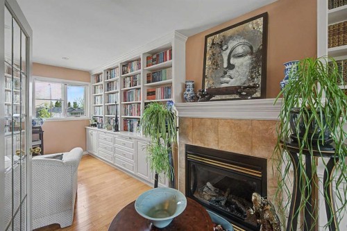 2020 Sirocco Drive Sw, Calgary, AB - Indoor With Fireplace