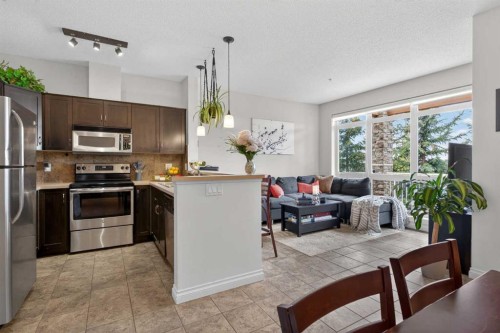 6-108 Rockyledge View Nw, Calgary, AB - Indoor Photo Showing Kitchen With Stainless Steel Kitchen