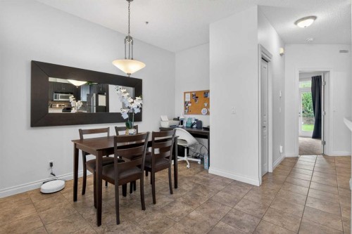 6-108 Rockyledge View Nw, Calgary, AB - Indoor Photo Showing Dining Room