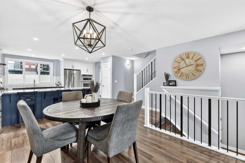 322 Masters Row Se, Calgary, AB - Indoor Photo Showing Dining Room