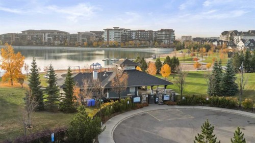 322 Masters Row Se, Calgary, AB - Outdoor With Body Of Water With View