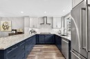 322 Masters Row Se, Calgary, AB  - Indoor Photo Showing Kitchen With Stainless Steel Kitchen With Upgraded Kitchen 