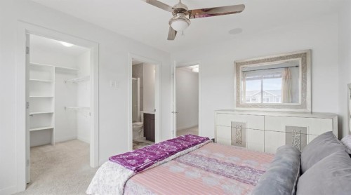 254 Redstone Drive Ne, Calgary, AB - Indoor Photo Showing Bedroom