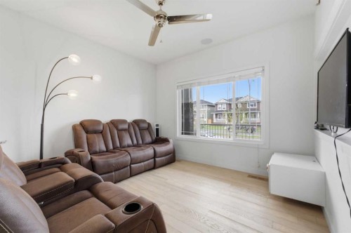 254 Redstone Drive Ne, Calgary, AB - Indoor Photo Showing Living Room
