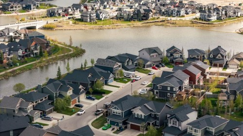 71 Canals Close Sw, Airdrie, AB - Outdoor With Body Of Water With View