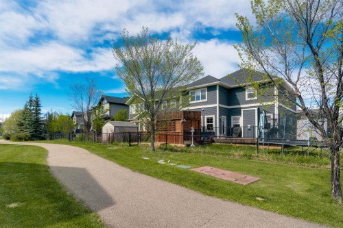 71 Canals Close Sw, Airdrie, AB - Outdoor With Deck Patio Veranda