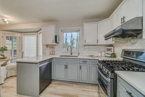 8286 Edgebrook Drive Nw, Calgary, AB - Indoor Photo Showing Kitchen With Stainless Steel Kitchen