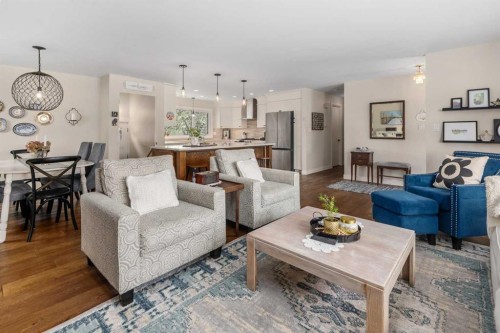 14519 Parkside Drive Se, Calgary, AB - Indoor Photo Showing Living Room