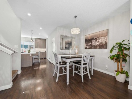 153 Chelsea Drive, Chestermere, AB - Indoor Photo Showing Dining Room