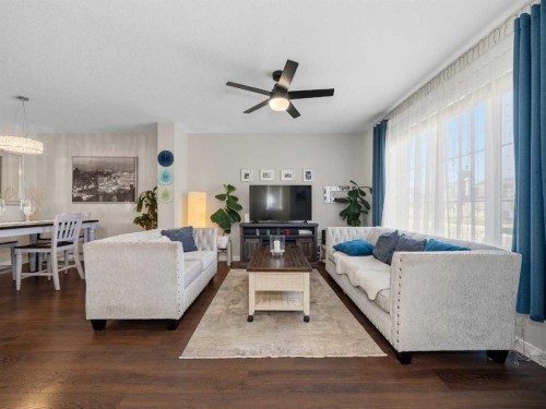 153 Chelsea Drive, Chestermere, AB - Indoor Photo Showing Living Room