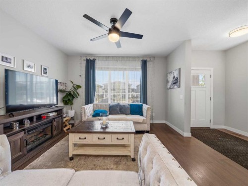 153 Chelsea Drive, Chestermere, AB - Indoor Photo Showing Living Room