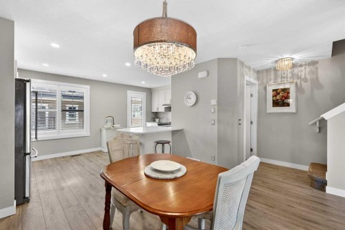 814 Cranbrook Walk Se, Calgary, AB - Indoor Photo Showing Dining Room
