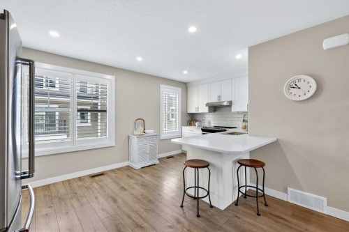 814 Cranbrook Walk Se, Calgary, AB - Indoor Photo Showing Kitchen With Upgraded Kitchen