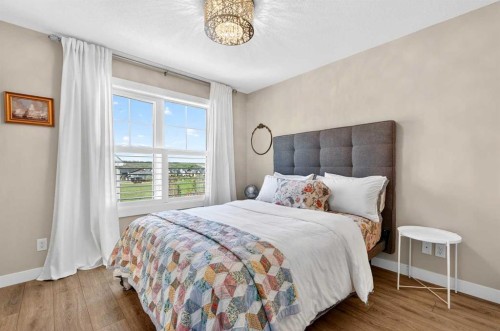 814 Cranbrook Walk Se, Calgary, AB - Indoor Photo Showing Bedroom