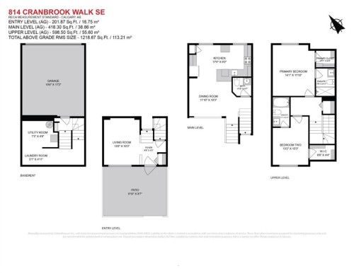 814 Cranbrook Walk Se, Calgary, AB - Outdoor With Facade