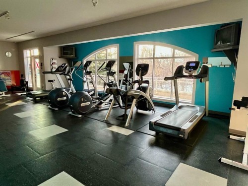 4107-24 Hemlock Crescent Sw, Calgary, AB - Indoor Photo Showing Gym Room