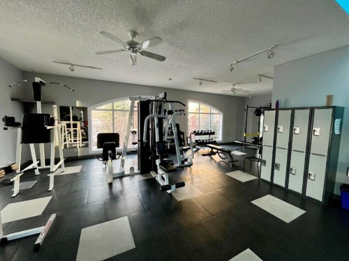 4107-24 Hemlock Crescent Sw, Calgary, AB - Indoor Photo Showing Gym Room
