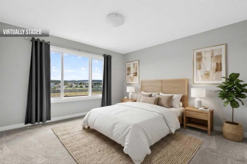 181 Buckskin Way, Cochrane, AB - Indoor Photo Showing Bedroom