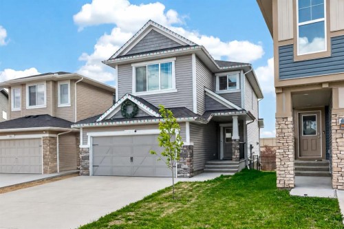 181 Buckskin Way, Cochrane, AB - Outdoor With Facade