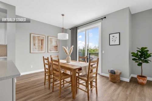 181 Buckskin Way, Cochrane, AB - Indoor Photo Showing Dining Room