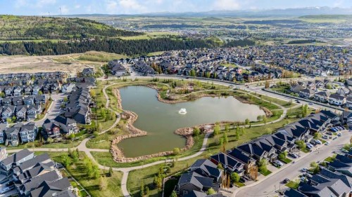 29 Sundown Close, Cochrane, AB - Outdoor With Body Of Water With View