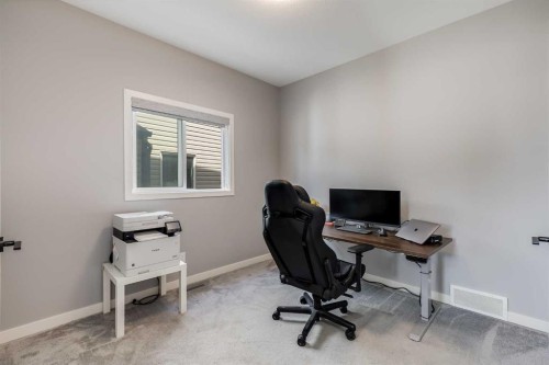 247 Hillcrest Heights Sw, Airdrie, AB - Indoor Photo Showing Office