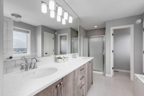 247 Hillcrest Heights Sw, Airdrie, AB - Indoor Photo Showing Bathroom