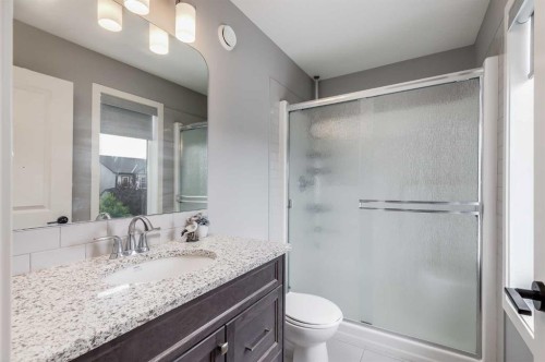 247 Hillcrest Heights Sw, Airdrie, AB - Indoor Photo Showing Bathroom