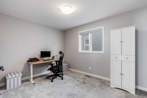 247 Hillcrest Heights Sw, Airdrie, AB - Indoor Photo Showing Office