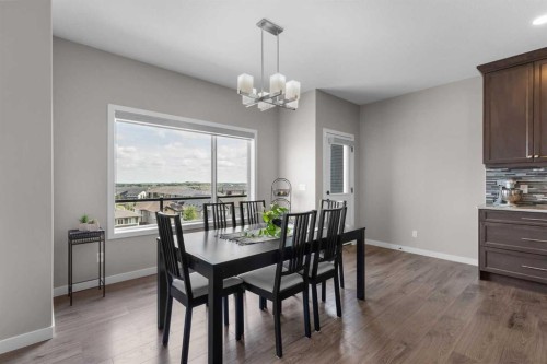 247 Hillcrest Heights Sw, Airdrie, AB - Indoor Photo Showing Dining Room