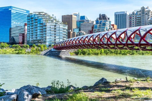 2341 6 Avenue Nw, Calgary, AB - Outdoor With Body Of Water With View